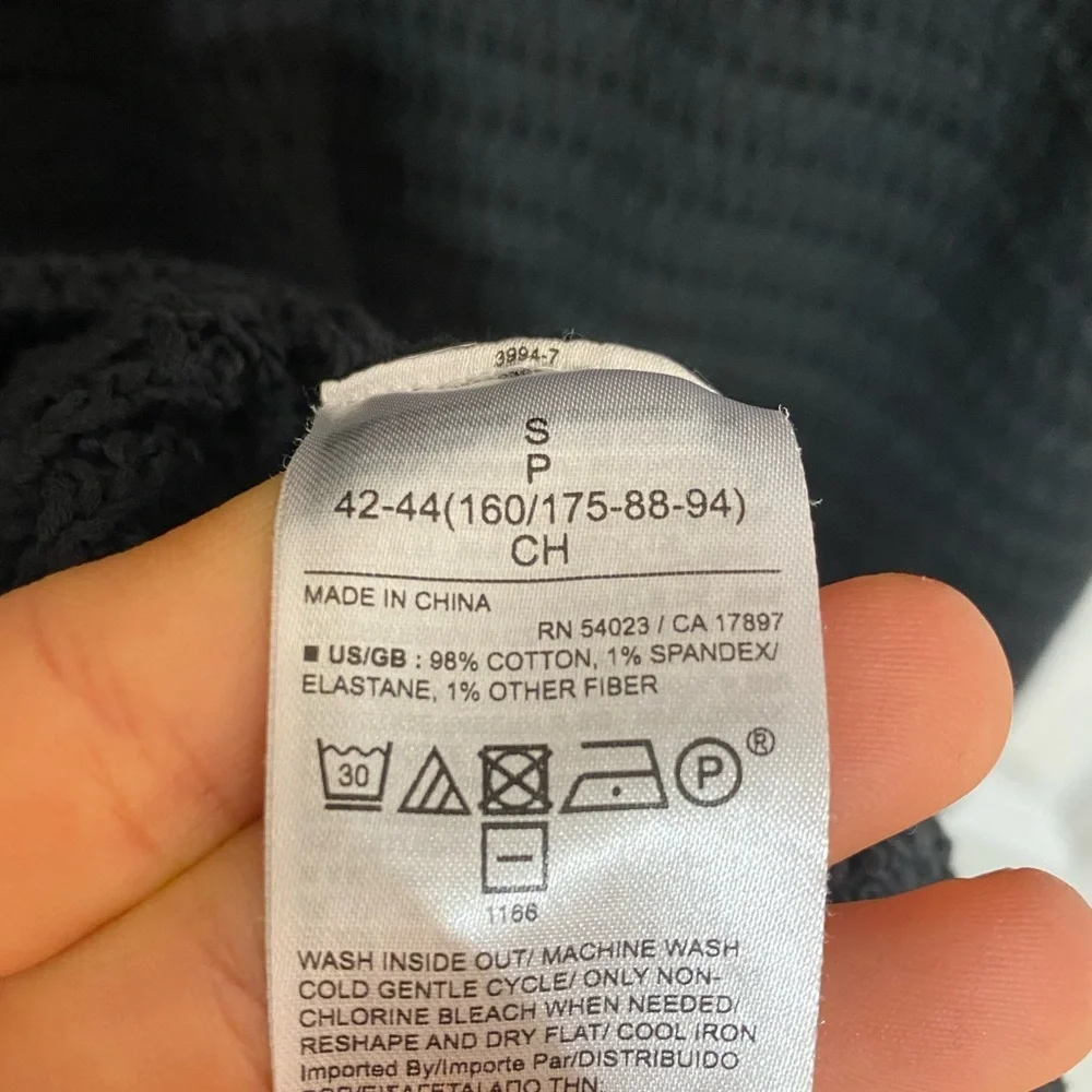 Banana Republic Knit Cotton Beachy Spaghetti Strap Mini Black Dress Size Small - Picture 7 of 7